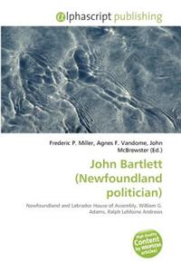 John Bartlett (Newfoundland Politician)