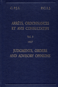Judgments, orders and advisory opinions