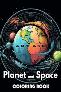 Planet and Space Coloring Book