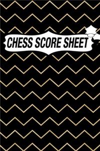 Chess Score Sheet