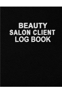 Beauty Salon Client Log Book