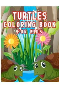 Turtles Coloring Book For Kids