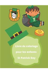 Livre de coloriage pour les enfants St Patrick Day