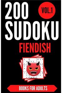 Sudoku Books For Adults FIENDISH - Vol.1