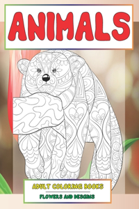 Adult Coloring Books Flowers and Desgins - Animals