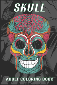 Skull Adult Coloring Book