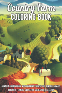 Country Farm Coloring Book
