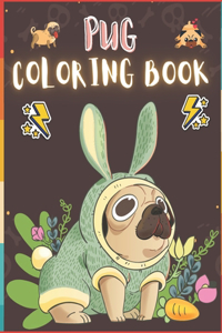 Pug Coloring Book