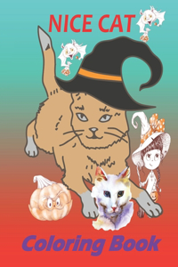 Nice Cat Coloring Book