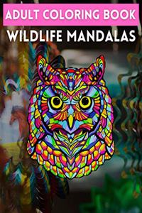 Adult Coloring Book Wildlife Mandalas