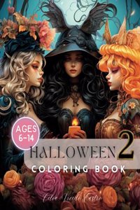 Halloween Coloring Book for girls 2