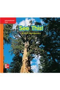 Reading Wonders Leveled Reader See This! Approaching Unit 8 Week 2 Grade K