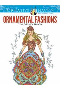 Creative Haven Ornamental Fashions Coloring Book