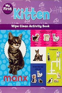 MY FIRST KITTEN WIPE CLEAN ACTIVITY BOOK