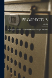 Prospectus; 1922/23