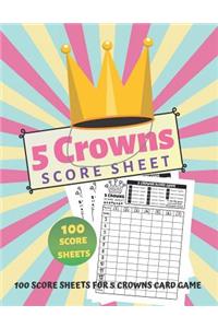 5 Crowns Score Sheet