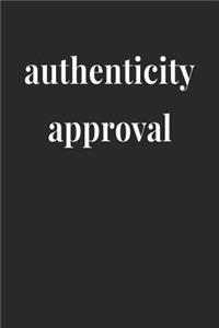 Authenticity Approval