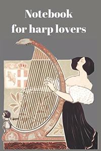 Notebook for harp lovers