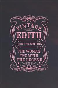 Vintage Edith Limited Edition the Woman the Myth the Legend