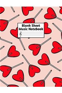 Blank Sheet Music Notebook