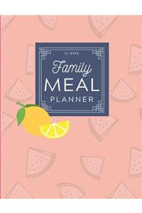 52 Week Family Meal Planner