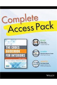 The Codes Guidebook for Interiors, Sixth Edition Complete Access Pack with Wiley E-Text, Study Guide 6e, and Interactive Resource Center Access Card