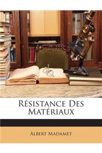 Résistance Des Matériaux