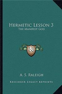 Hermetic Lesson 3