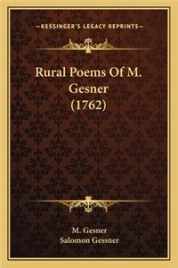 Rural Poems of M. Gesner (1762)