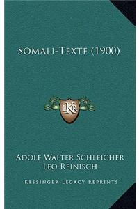 Somali-Texte (1900)