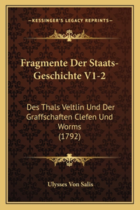 Fragmente Der Staats-Geschichte V1-2