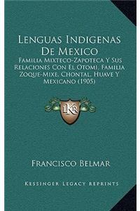 Lenguas Indigenas De Mexico