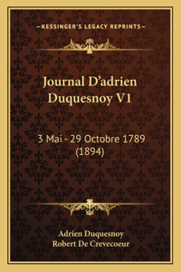 Journal D'adrien Duquesnoy V1
