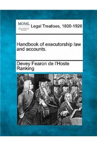 Handbook of Executorship Law and Accounts.