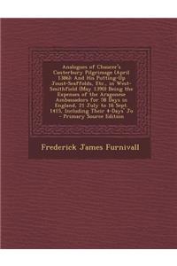Analogues of Chaucer's Canterbury Pilgrimage (April 1386)