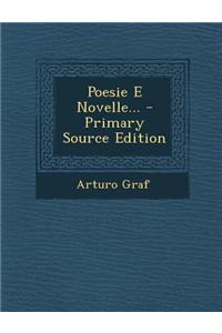Poesie E Novelle... - Primary Source Edition