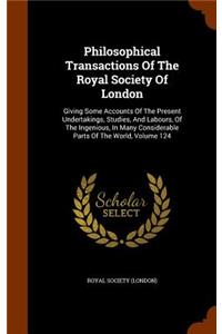 Philosophical Transactions of the Royal Society of London