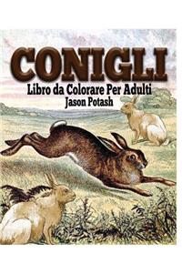 Conigli Libro da Colorare Per Adulti