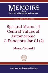 Spectral Means of Central Values of Automorphic $L$-Functions for GL(2)