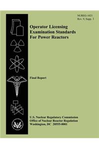 Operator Licensing Examination Standards For Power Reactors