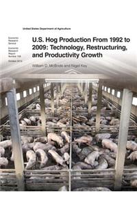 U.S. Hog Production from 1992 to 2009