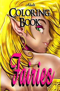 Adult Coloring Book - Fairies