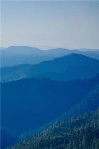 A View of the Mountains on a Misty Blue Morning Journal