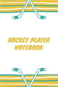 Hockey Player Notebook