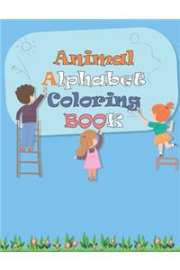 Animal Alphabet Coloring Book