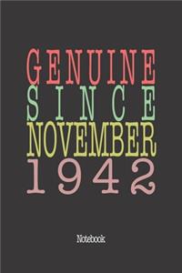 Genuine Since November 1942