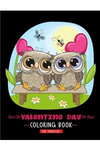 Valentine Day Coloring Book For Toddlers