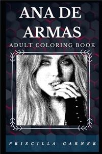 Ana de Armas Adult Coloring Book