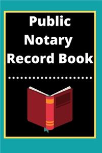 Public Notary Record Book