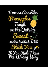 2020 - 2021 Planner nurses are like pineapples